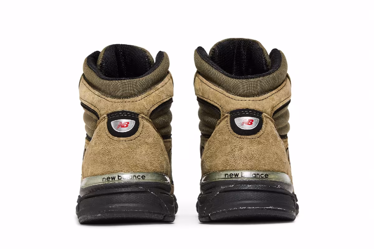 New Balance 990v4 High Made In USA Olive, view 7