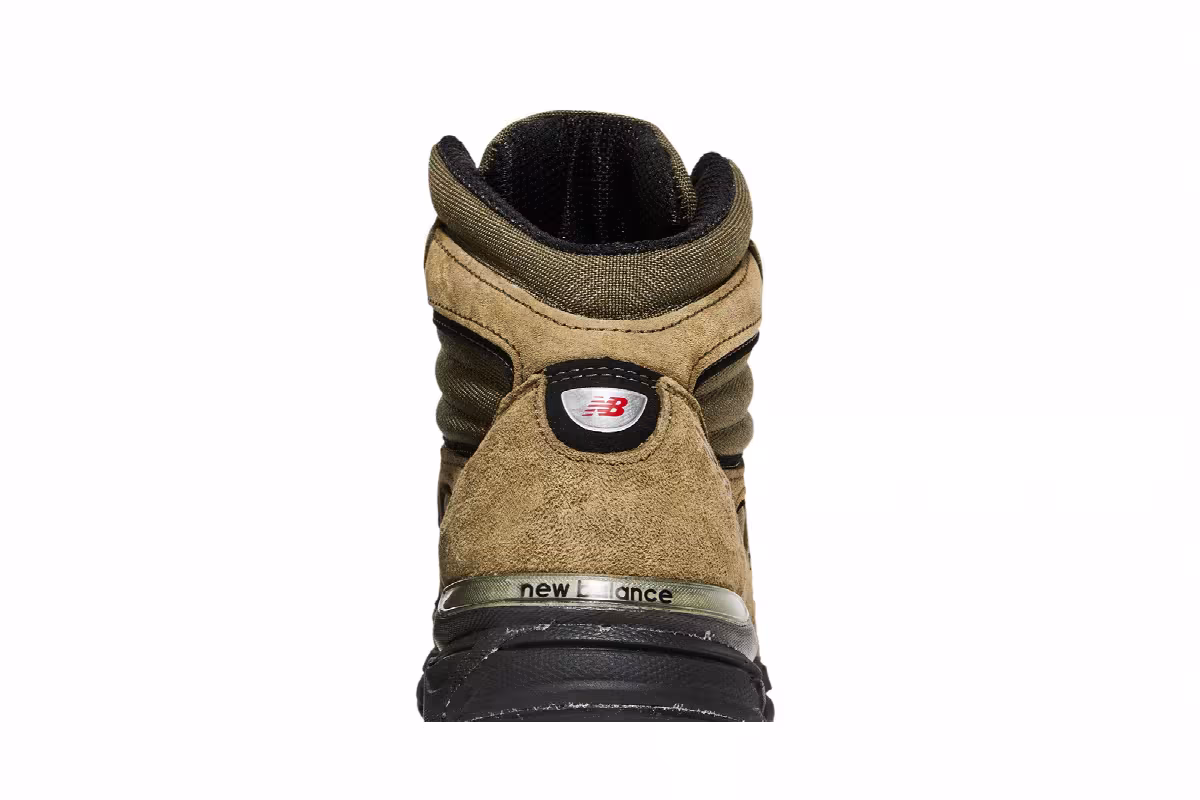 New Balance 990v4 High Made In USA Olive, view 8