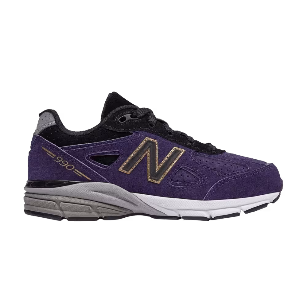 New Balance 990v4 Big Kid Dark Purple