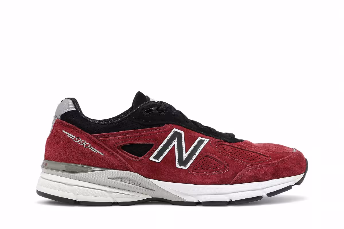 New Balance 990v4 Made in USA Burgundy, view 2