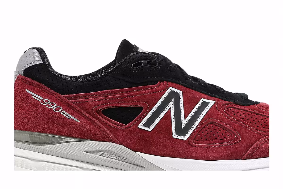 New Balance 990v4 Made in USA Burgundy, view 3