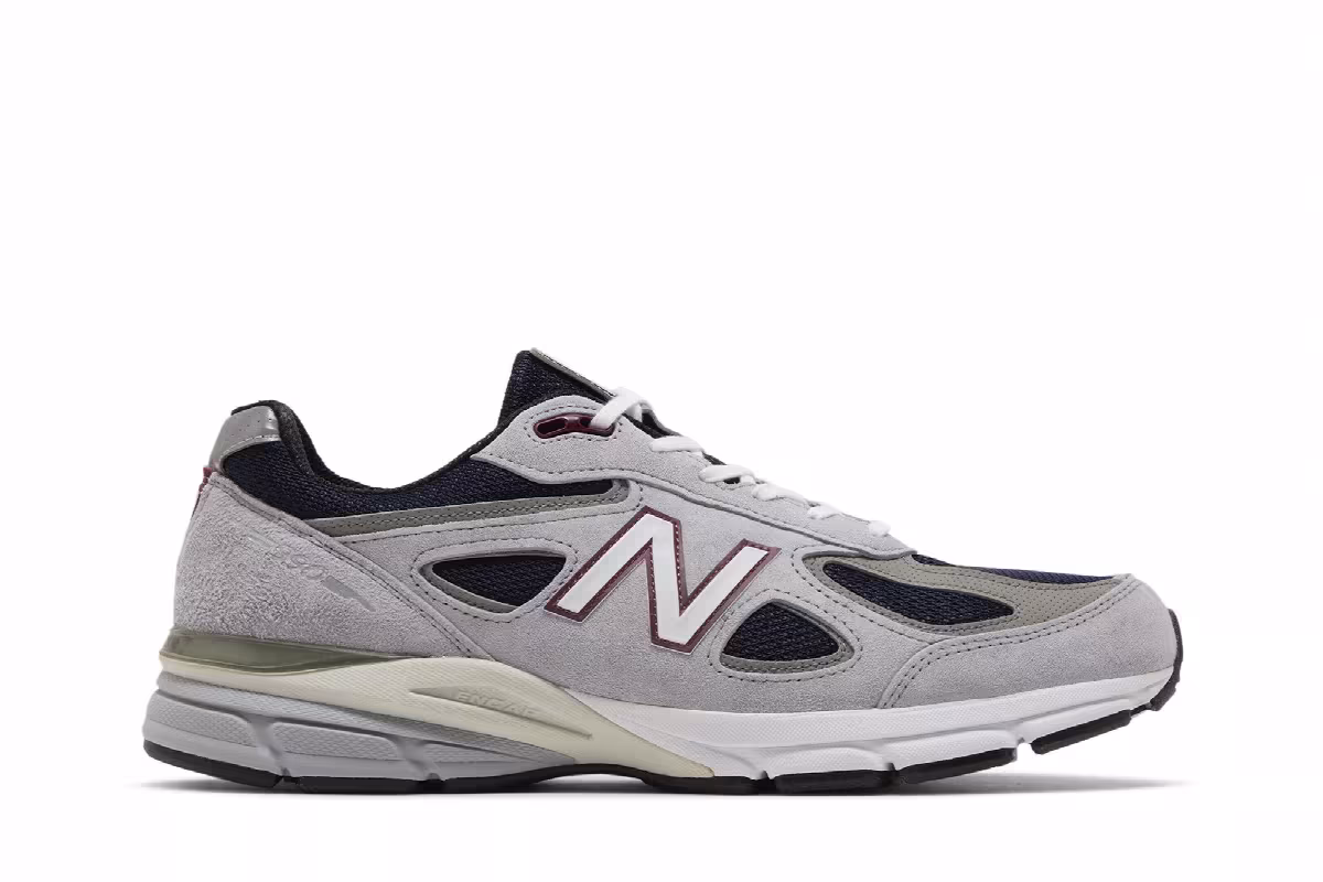 New Balance 990v4 Made in USA Grey Navy, view 2