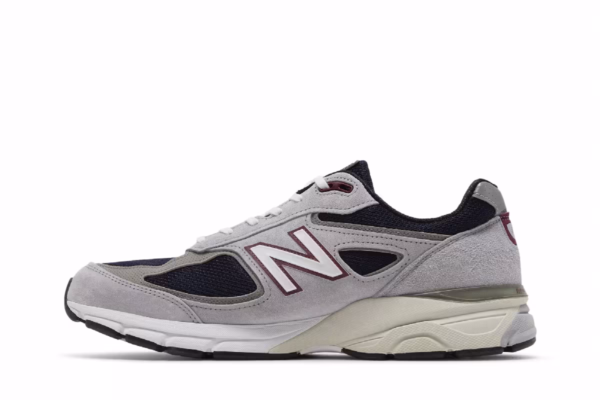 New Balance 990v4 Made in USA Grey Navy, view 4