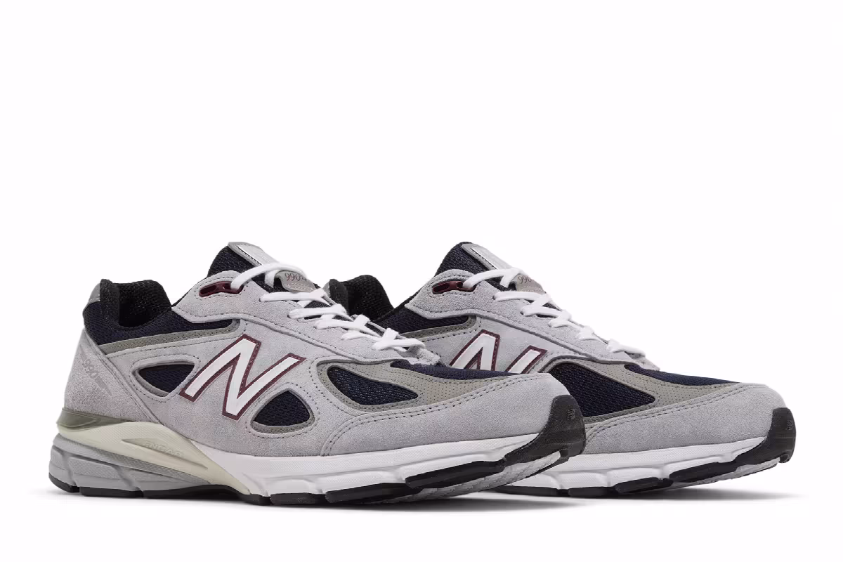 New Balance 990v4 Made in USA Grey Navy, view 9