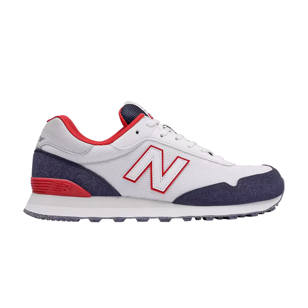New Balance 515 White Pigment Red