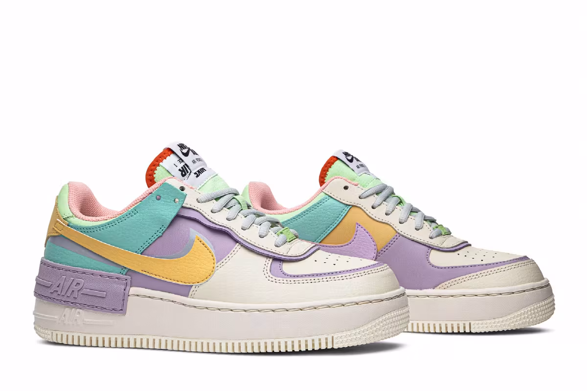 Nike Women's Air Force 1 Shadow Pale Ivory, view 9