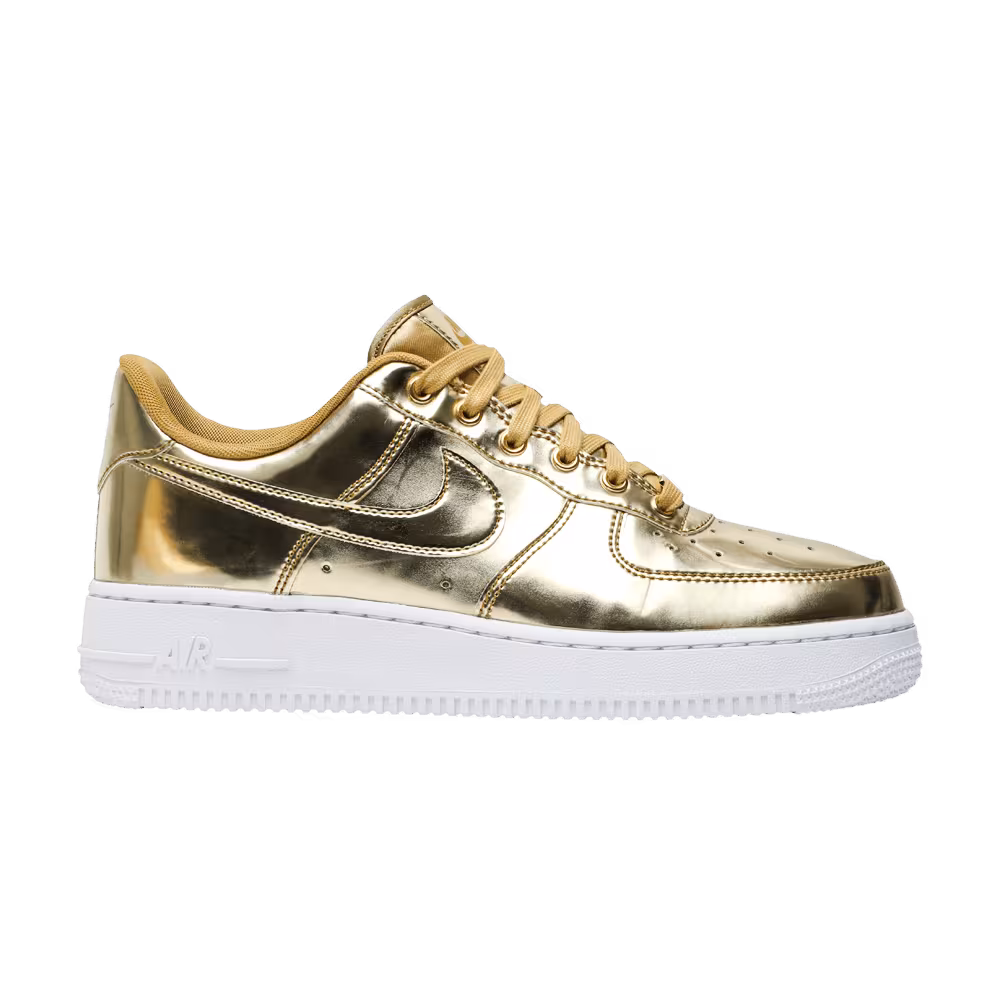 Nike Women's Air Force 1 SP Liquid Metal - Gold