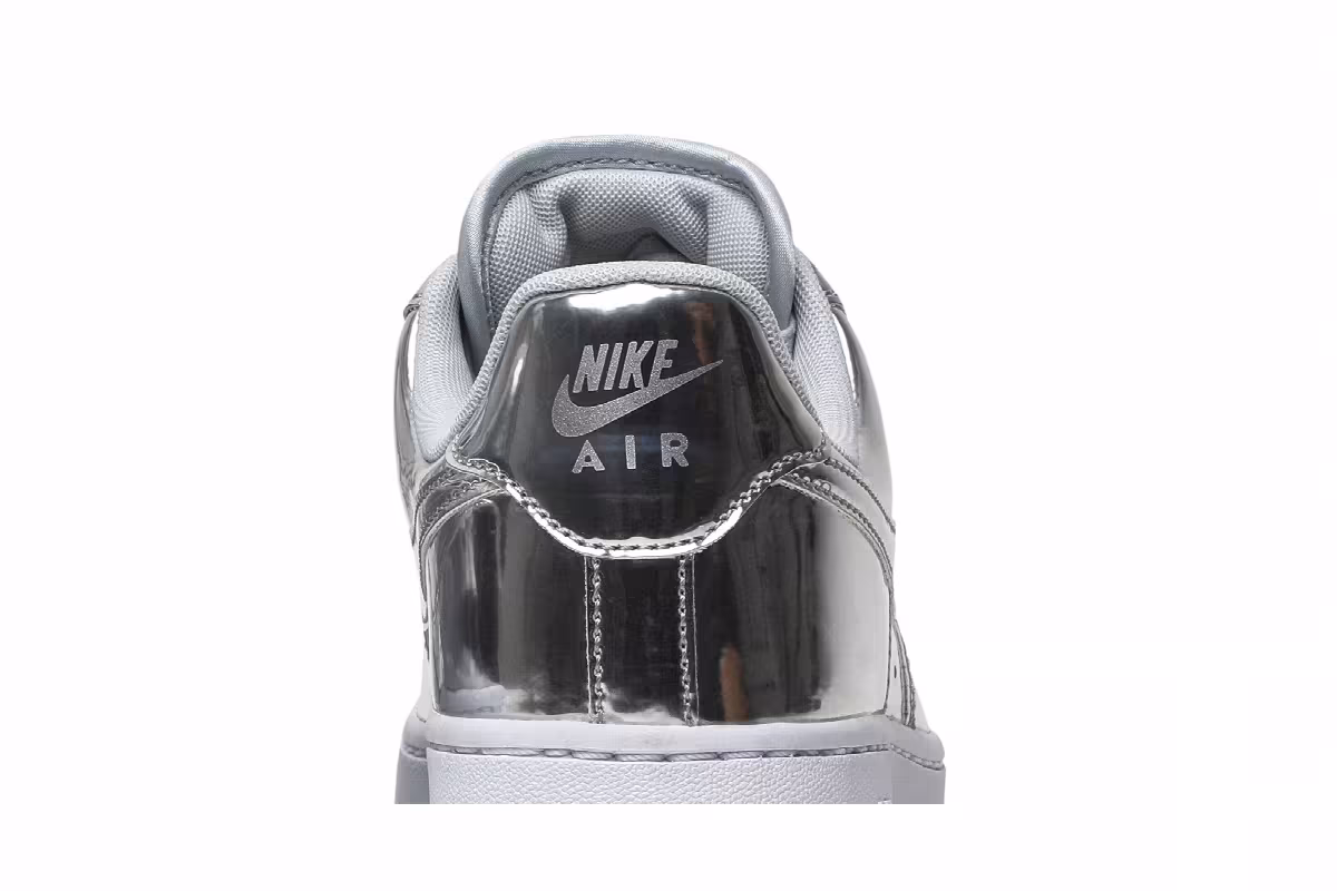 Nike Women's Air Force 1 SP Liquid Metal - Chrome, view 8