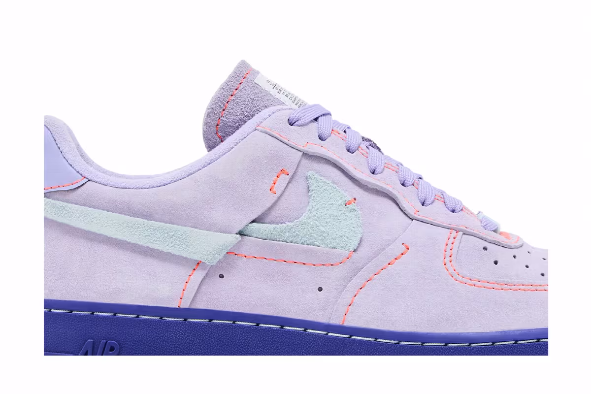 Nike Women's Air Force 1 Low LX Purple Agate, view 3