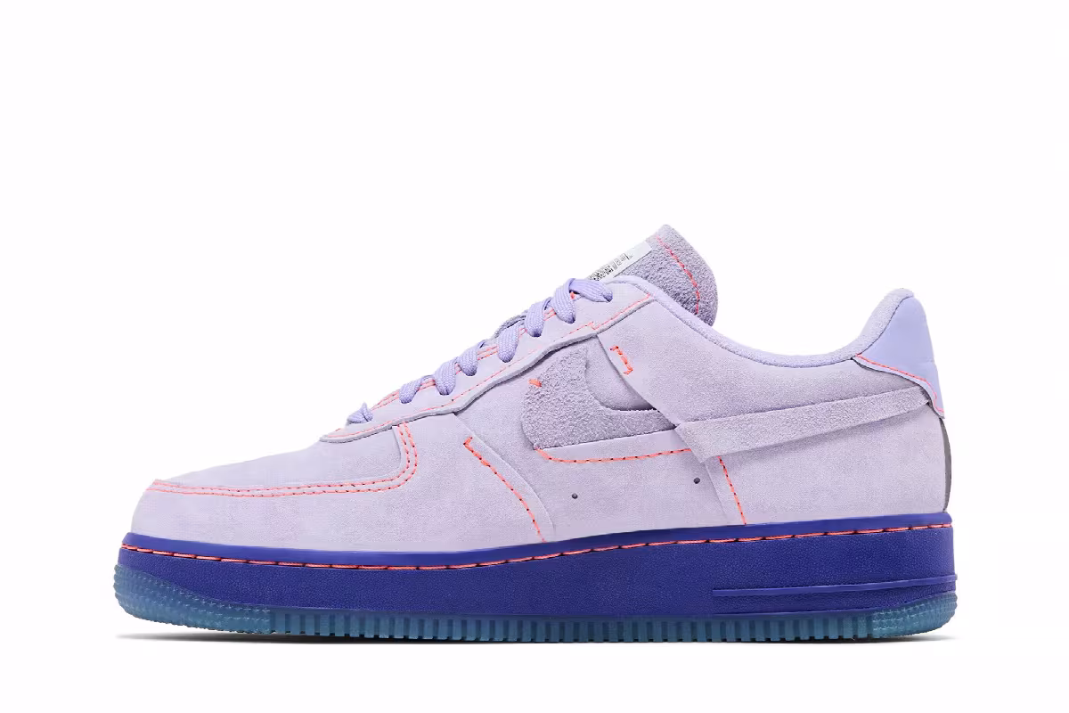 Nike Women's Air Force 1 Low LX Purple Agate, view 4