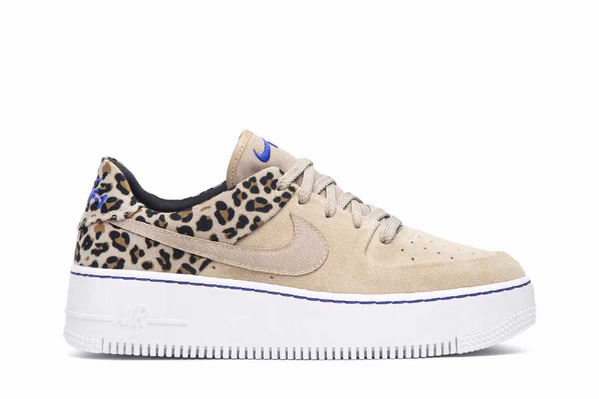 Nike Women's Air Force 1 Sage Low Premium Leopard, view 2