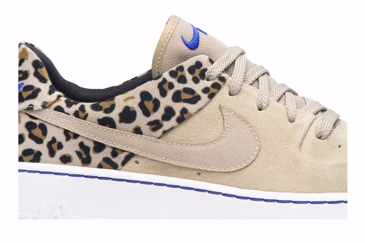 Nike Women's Air Force 1 Sage Low Premium Leopard, view 3