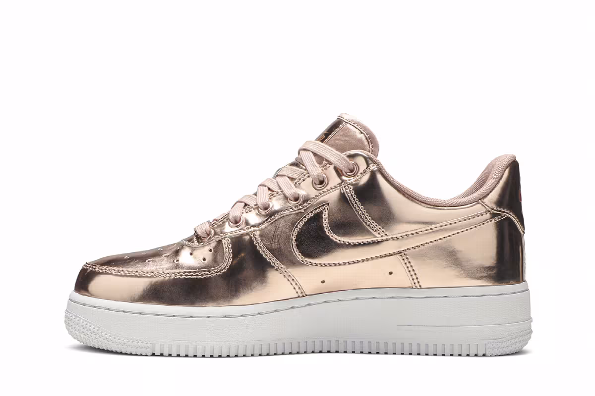 Nike Women's Air Force 1 SP Metallic Rose Gold, view 4