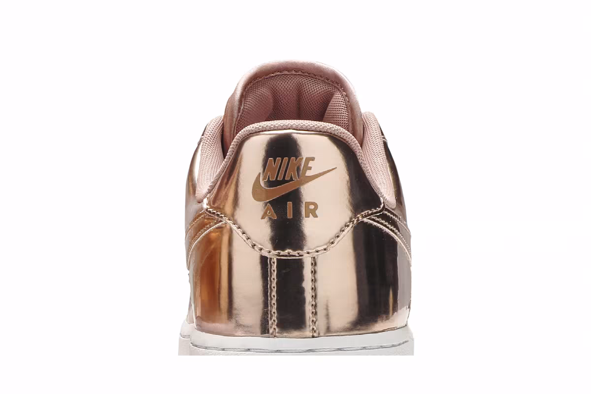 Nike Women's Air Force 1 SP Metallic Rose Gold, view 8