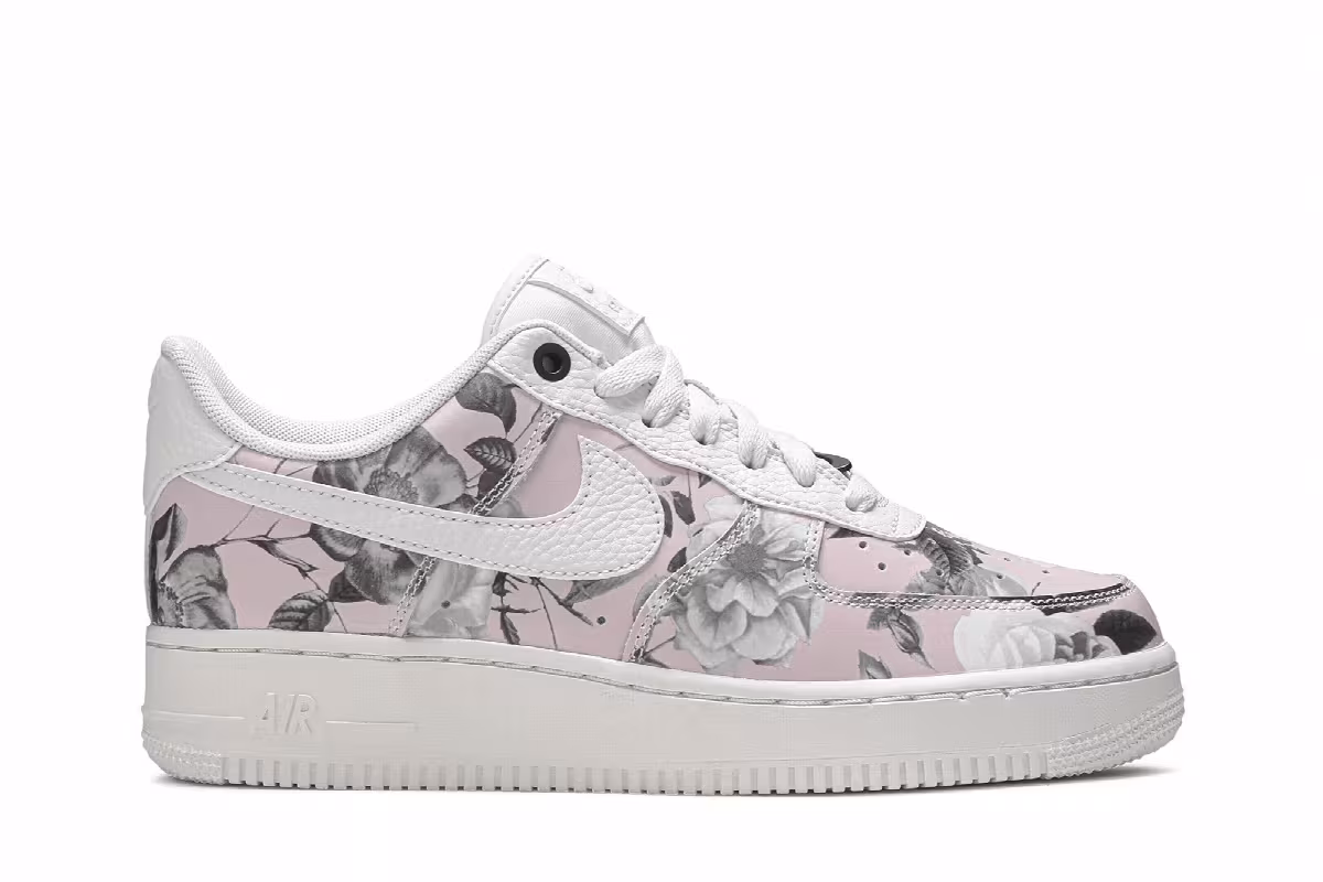 Nike Women's Air Force 1 Low Floral Rose, view 2