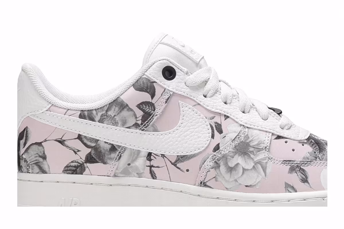 Nike Women's Air Force 1 Low Floral Rose, view 3