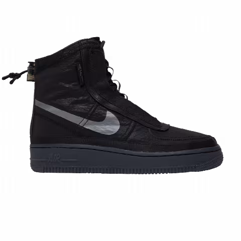 Nike Wmns Air Force 1 High Shell 'Black'