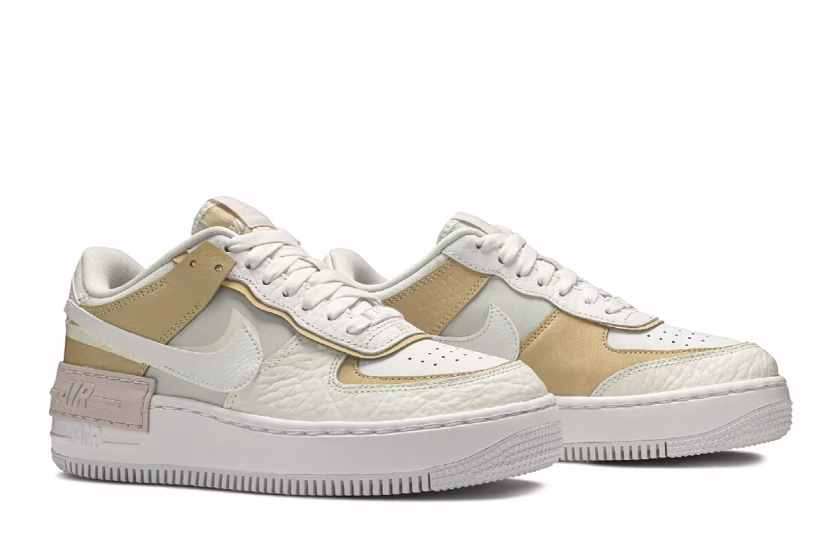 Nike Women's Air Force 1 Shadow SE Spruce Aura, view 9