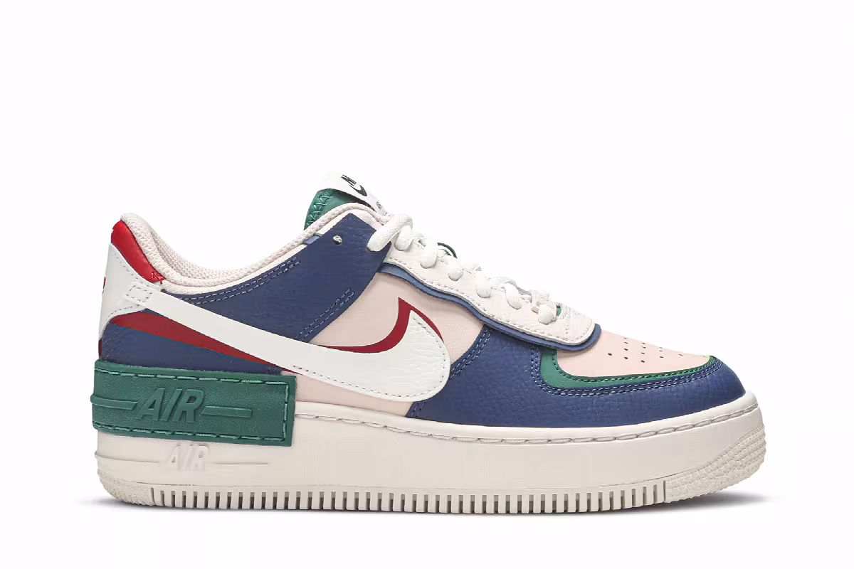 Nike Women's Air Force 1 Shadow Mystic Navy, view 2