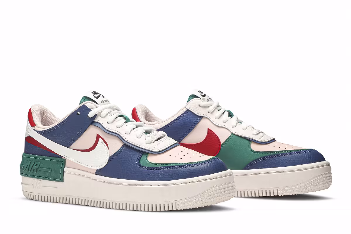 Nike Women's Air Force 1 Shadow Mystic Navy, view 9