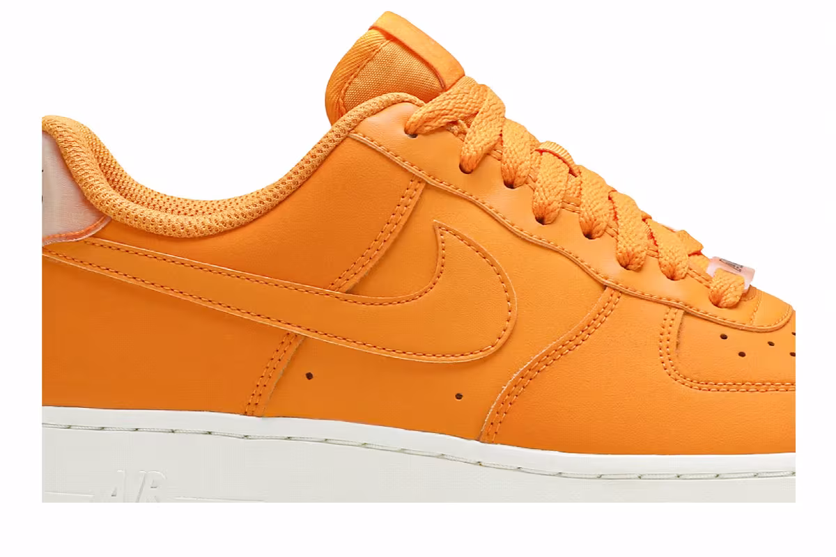 Nike Women's Air Force 1 Low Orange Peel, view 3