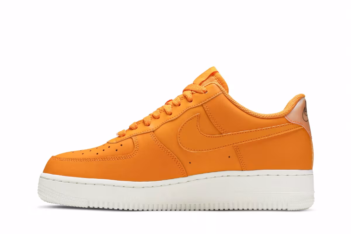 Nike Women's Air Force 1 Low Orange Peel, view 4