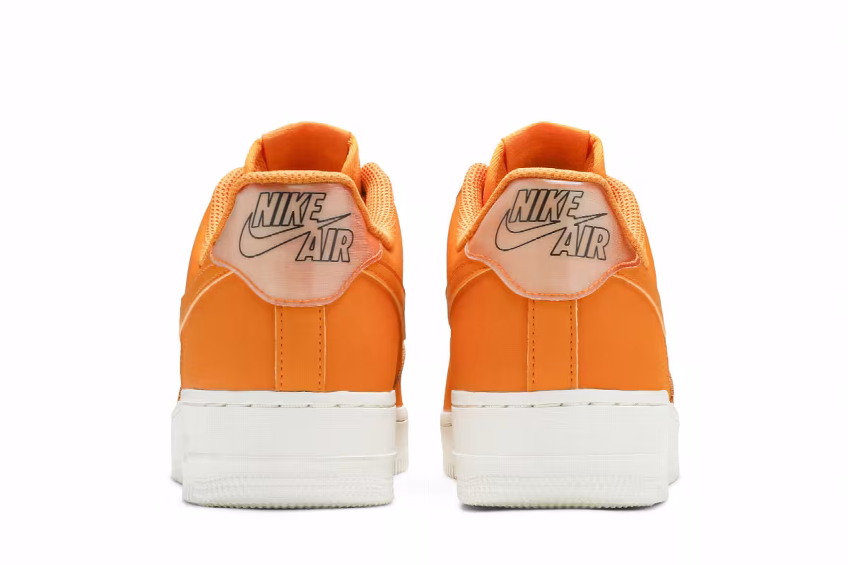 Nike Women's Air Force 1 Low Orange Peel, view 7