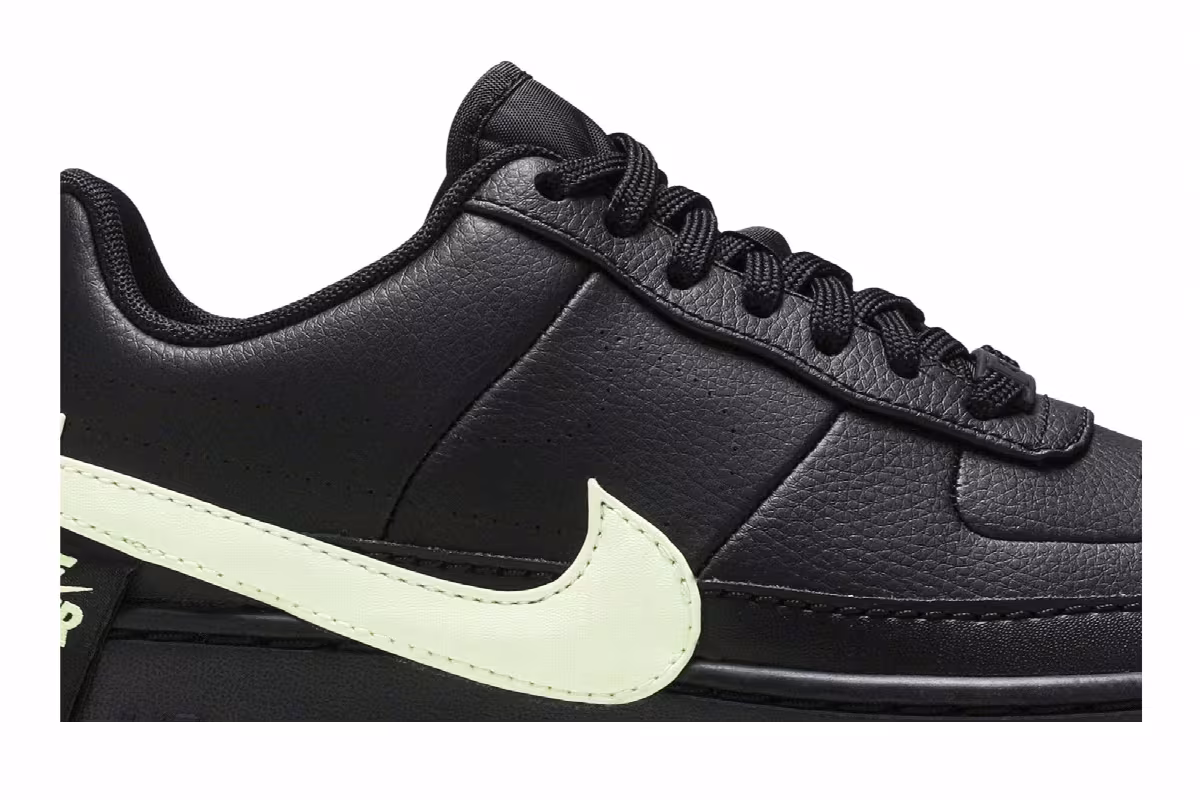 Nike Women's Air Force 1 Jester XX Black Barely Volt, view 3