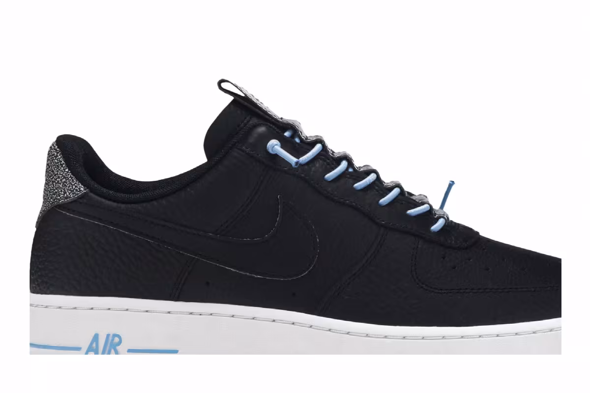Nike Women's Air Force 1 Black Reflective, view 3