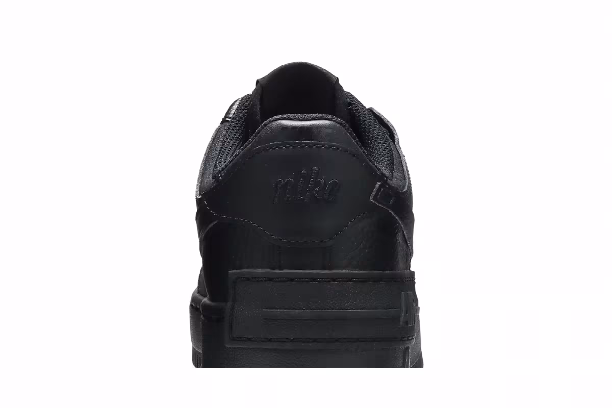Nike Women's Air Force 1 Shadow Triple Black, view 8