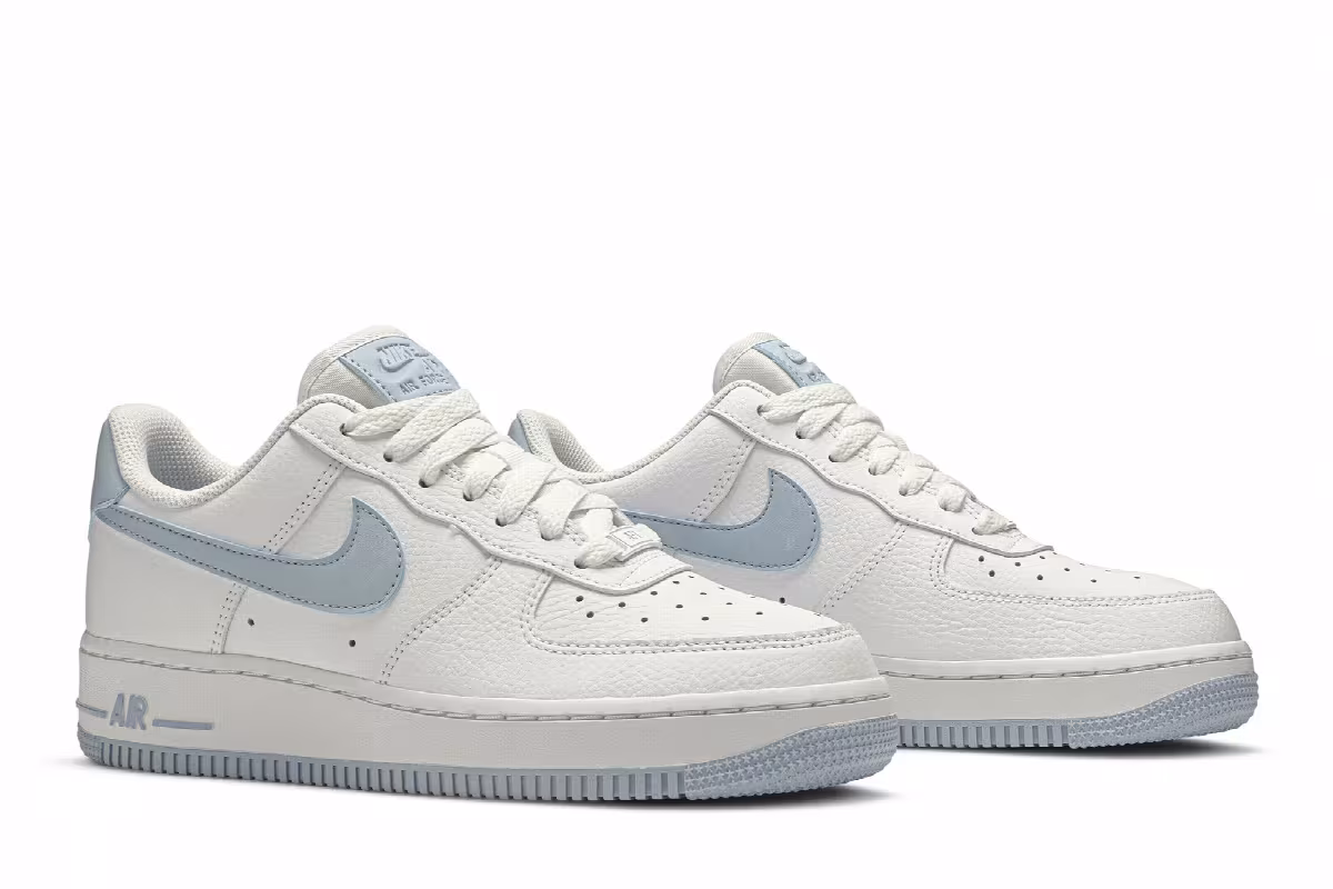 Nike Women's Air Force 1 Low Light Armory Blue, view 9