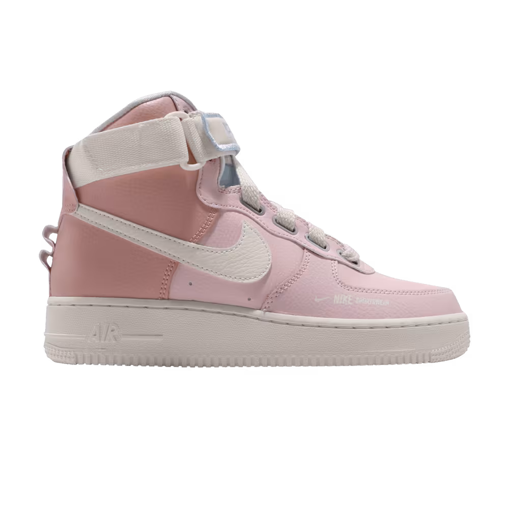 Nike Women's Air Force 1 High Utility Force is Female - Echo Pink
