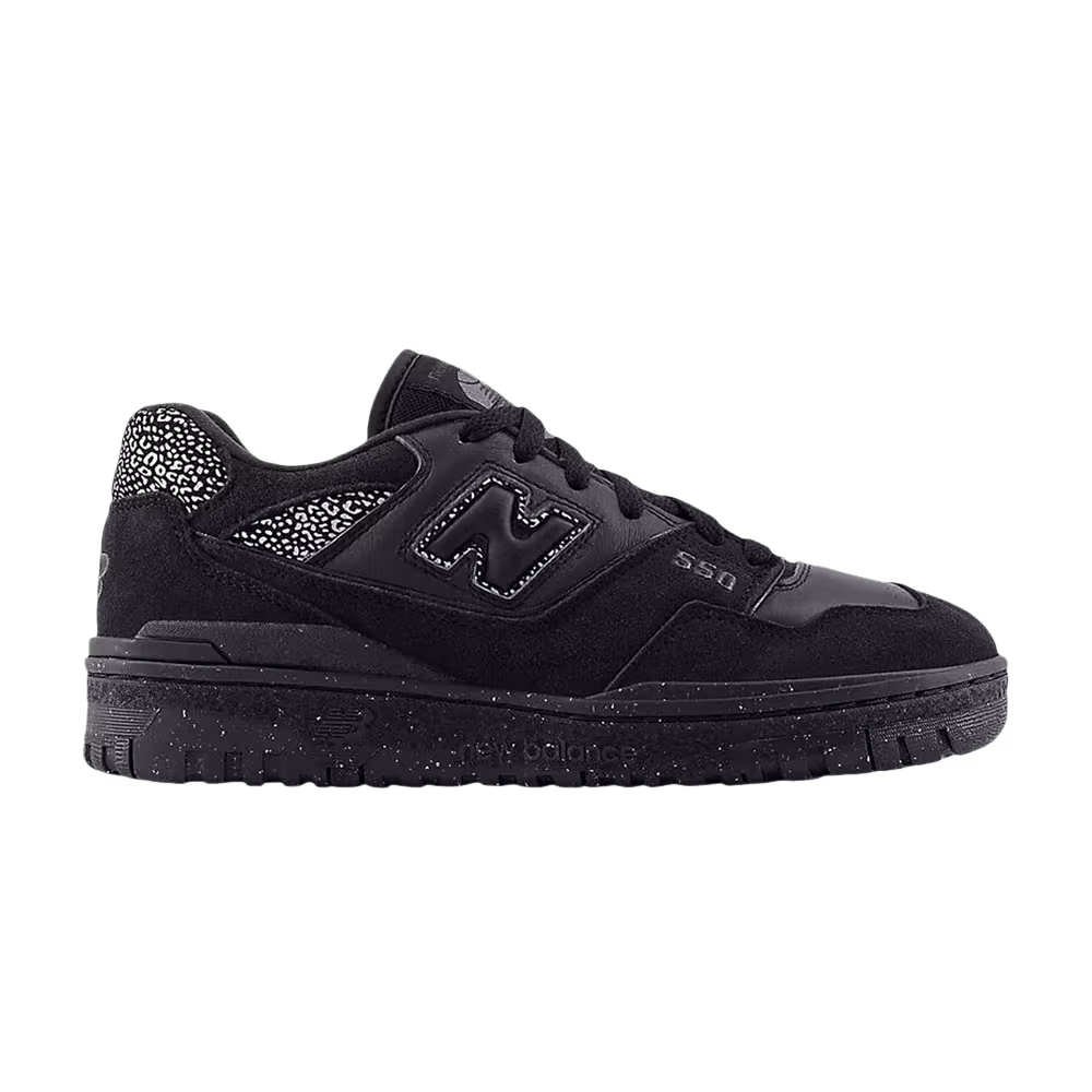 New Balance Women's Bbw550 Black White Leopard