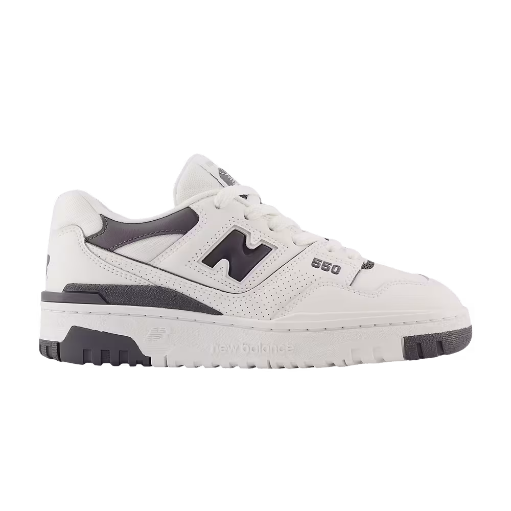 New Balance 550 Big Kid White Anthracite
