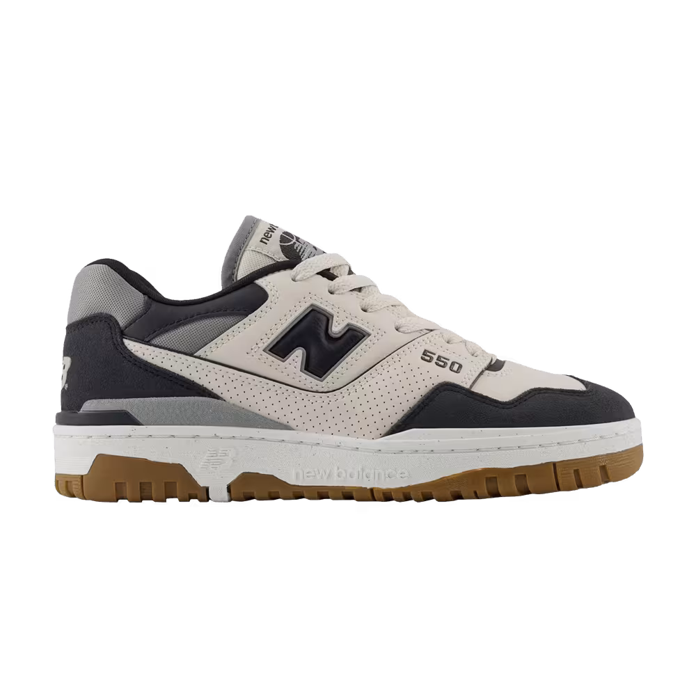 New Balance Women's 550 Black Moonbeam