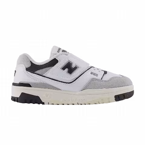 New Balance 550 Hook & Loop Little Kid 'White Black Cement'