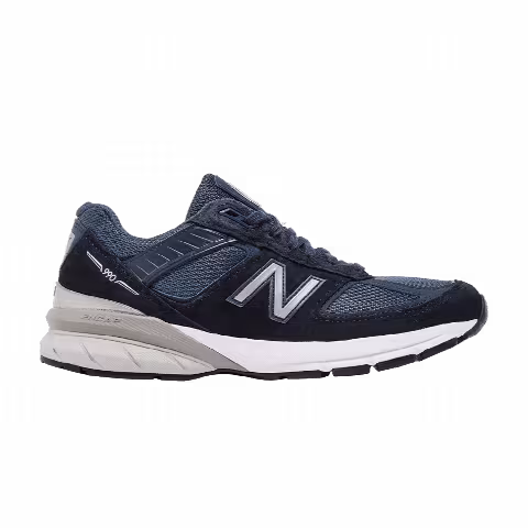 New Balance Wmns 990v5 Made in USA 'Navy Silver'