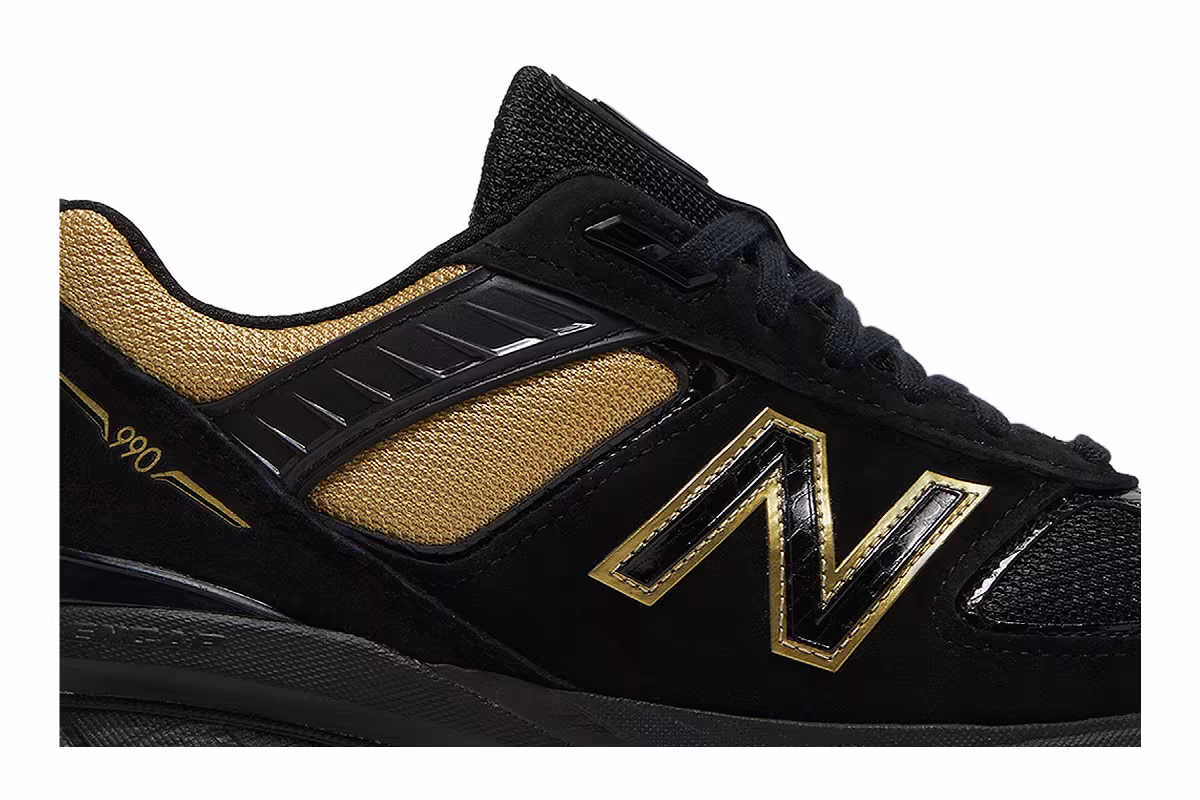 New Balance 990v5 Made in USA Triple Black, view 3