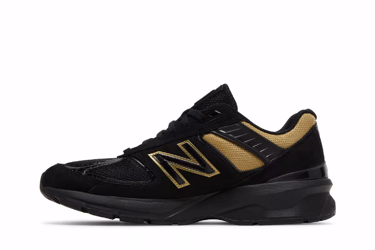New Balance 990v5 Made in USA Triple Black, view 4