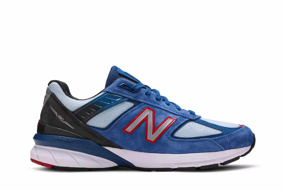 New Balance 990v5 Made In USA Andromeda Blue, view 2