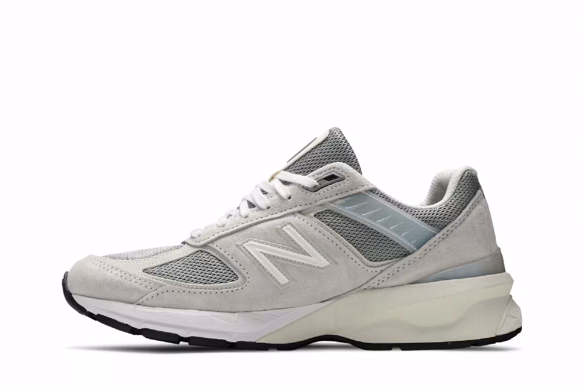 New Balance 990v5 Made In USA Nimbus Cloud Silver, view 4