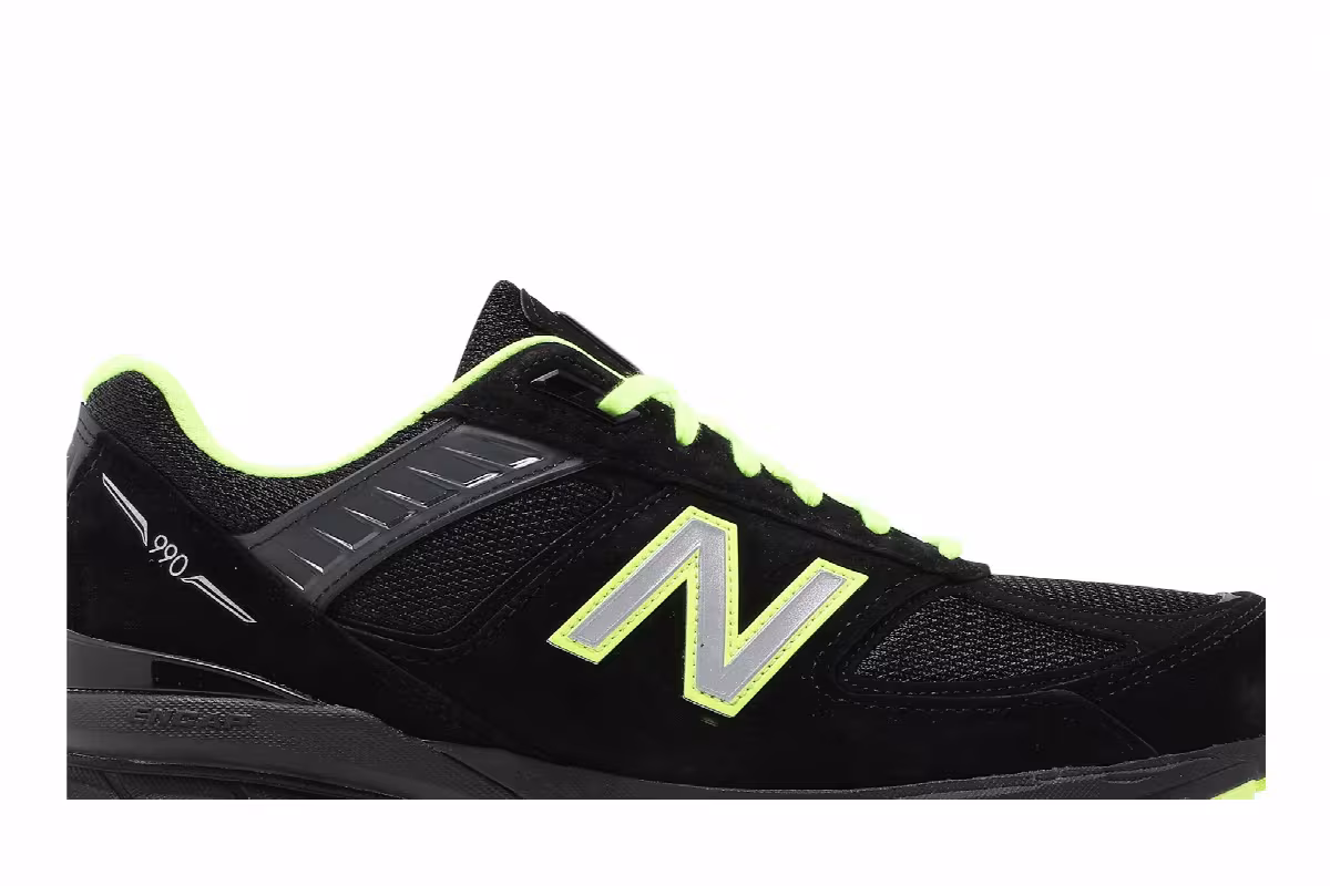 New Balance 990v5 Made in USA Black Hi Lite, view 3