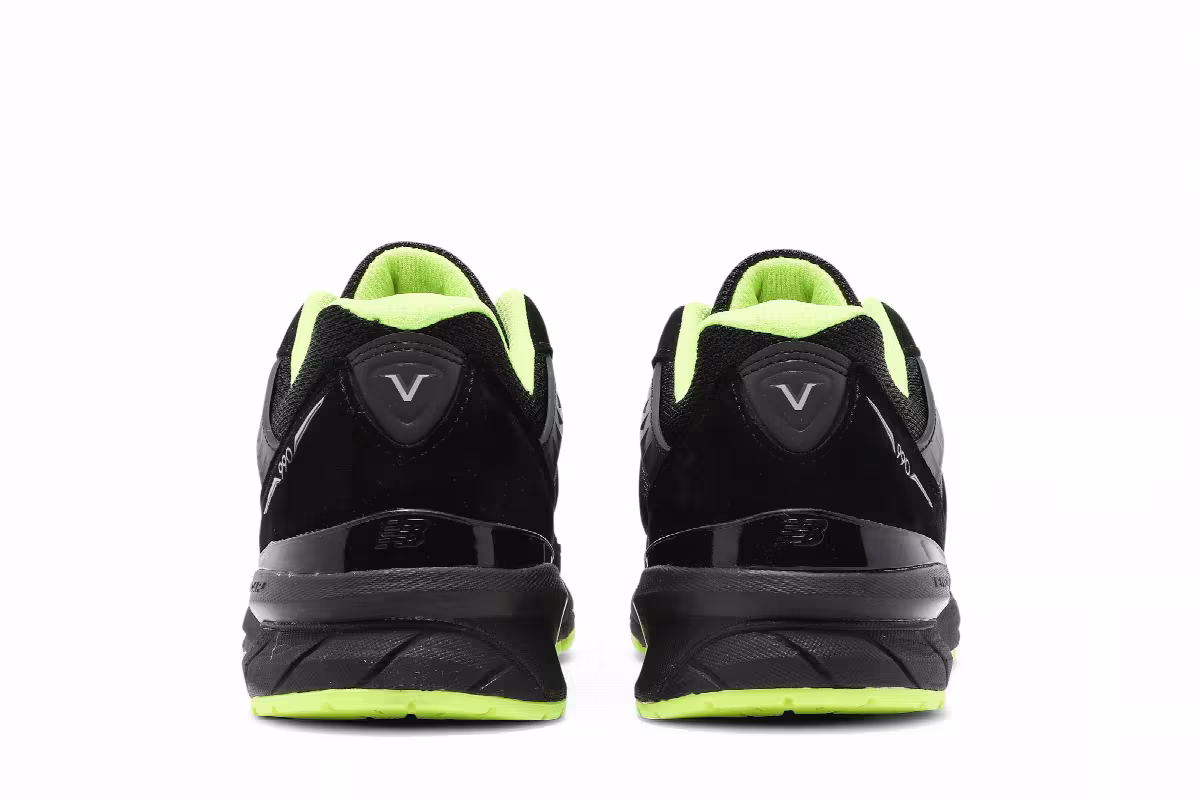 New Balance 990v5 Made in USA Black Hi Lite, view 7