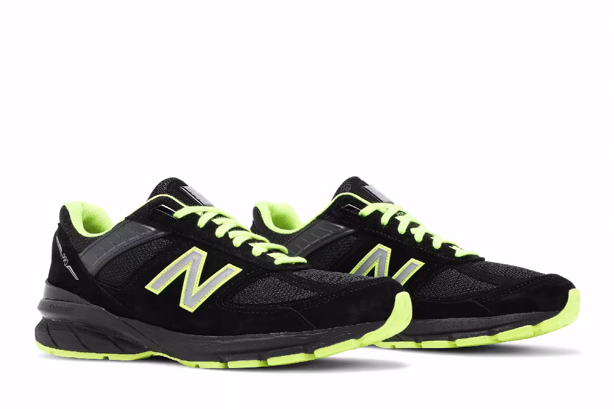 New Balance 990v5 Made in USA Black Hi Lite, view 9
