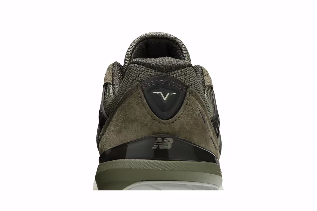 New Balance 990v5 Made In USA Covert Green, view 8