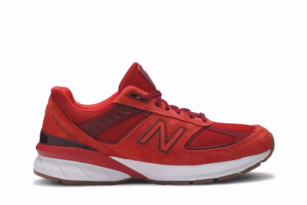 New Balance 990v5 Made in USA Molten Lava, view 2