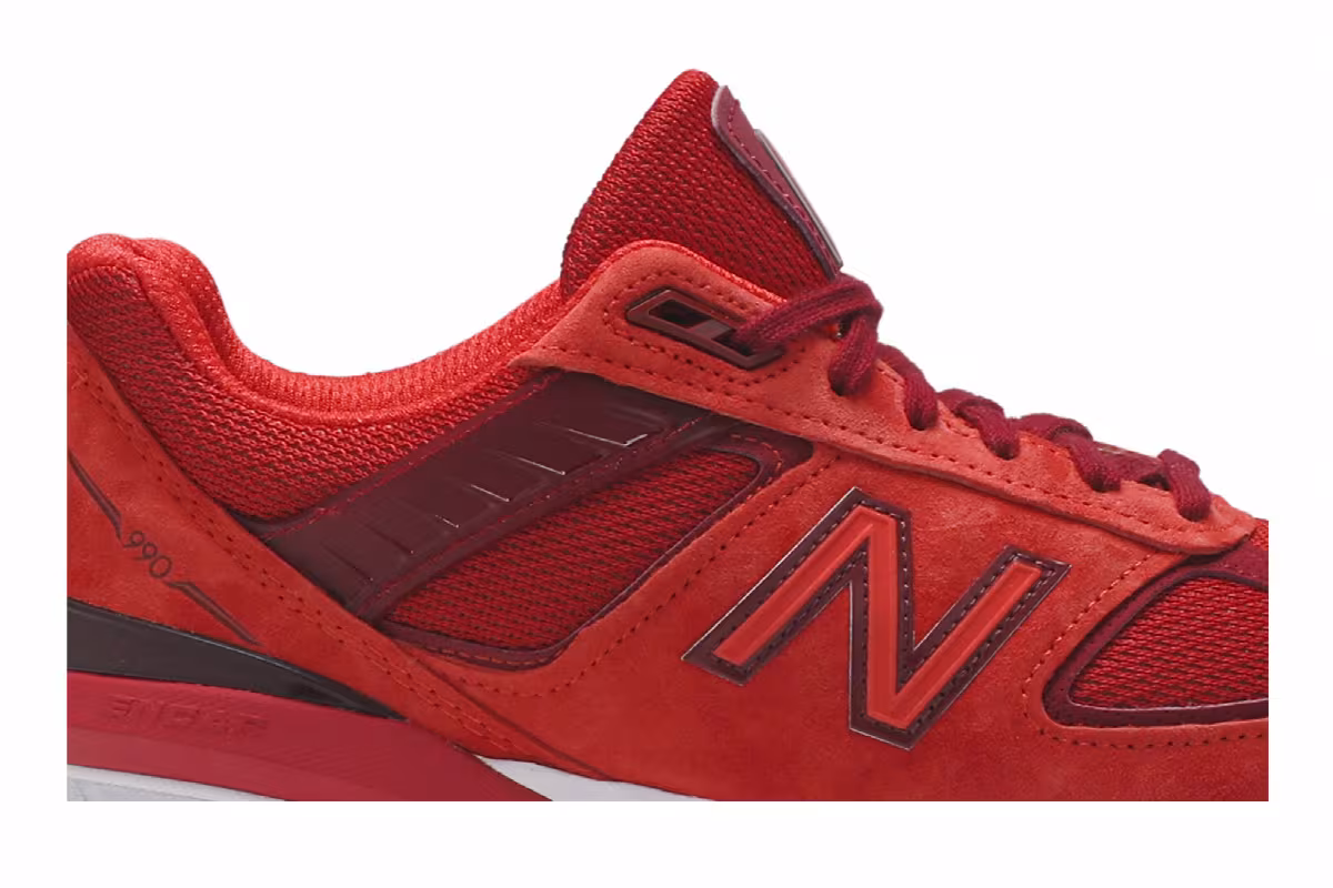 New Balance 990v5 Made in USA Molten Lava, view 3