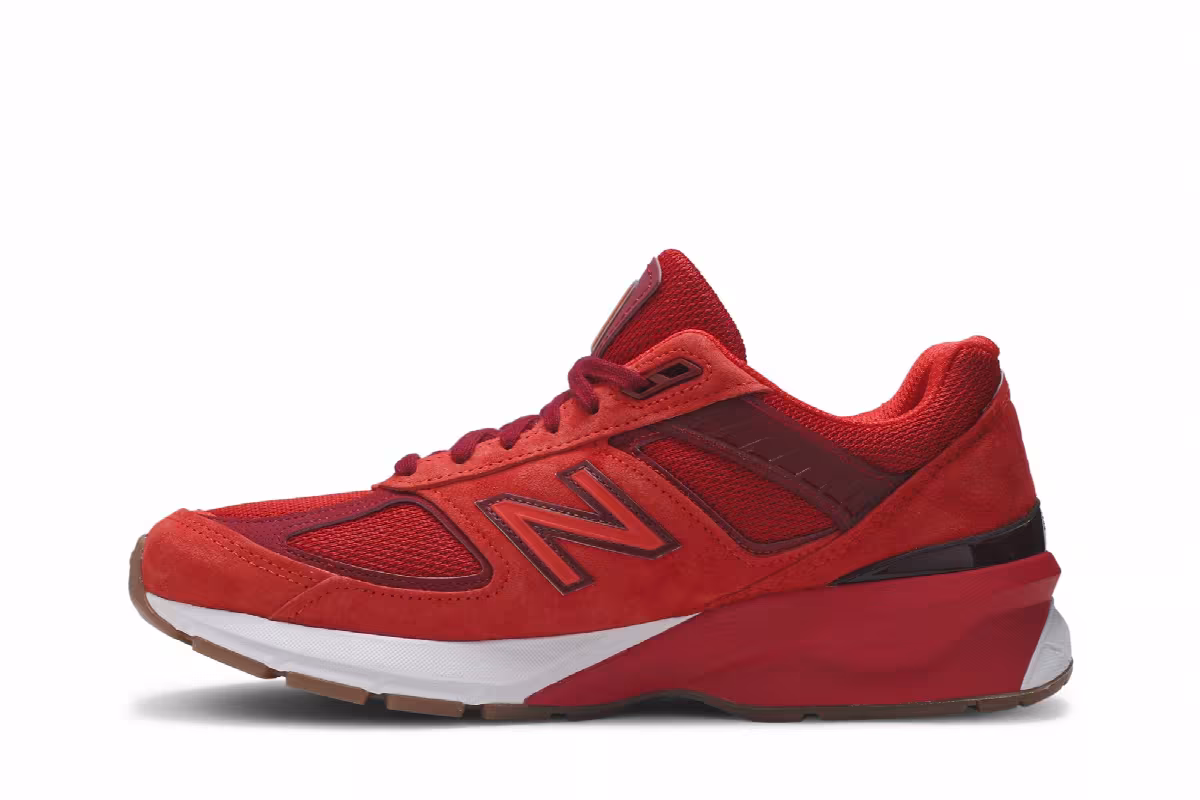 New Balance 990v5 Made in USA Molten Lava, view 4