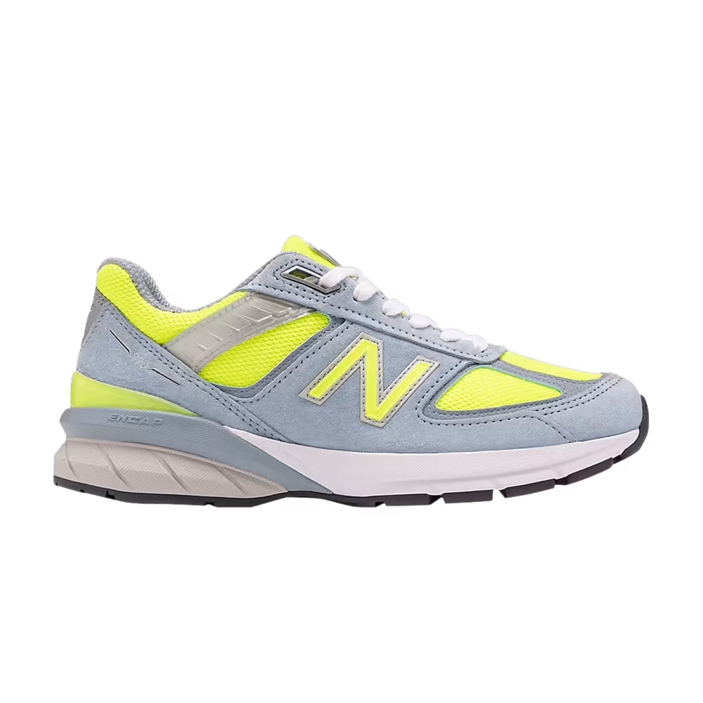 New Balance Women's 990v5 Made in USA Grey Hi Lite