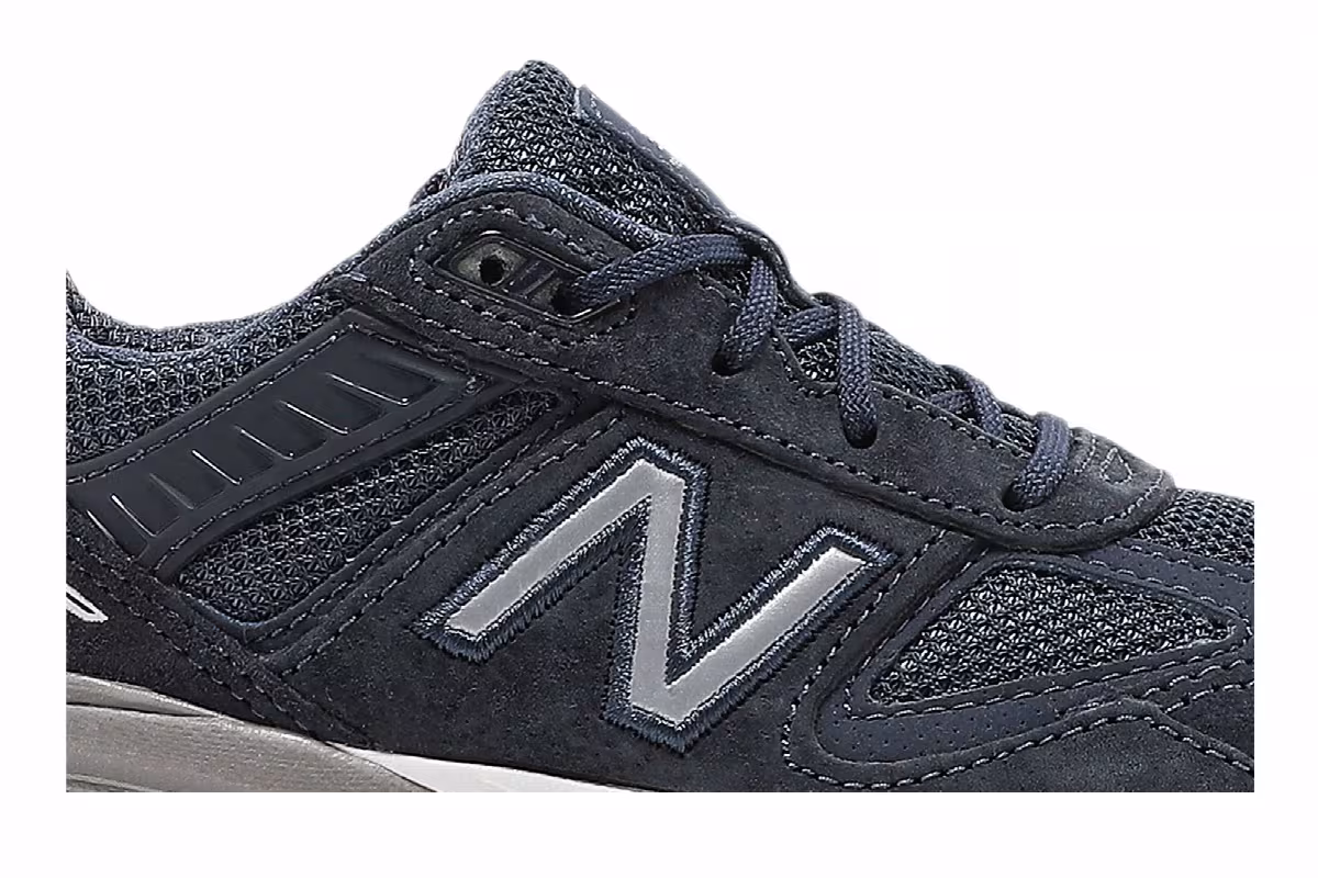 New Balance 990v5 Toddler Navy, view 3